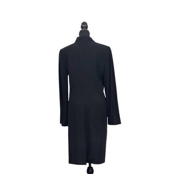 Dolce and Gabbana Long Black Blazer-Like Coat | Size 46 - Picture 7 of 7
